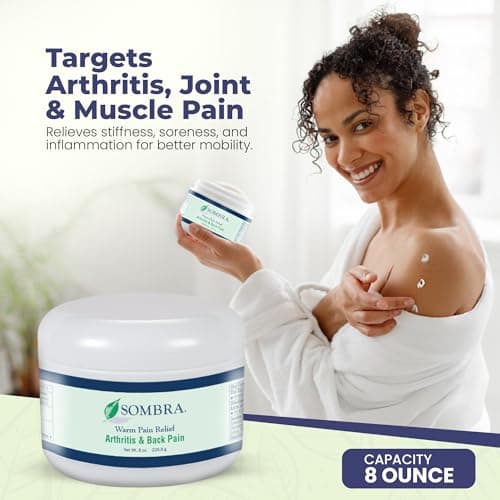 Sombra Warm Therapy Gel – Warming Muscle Comfort & Tension Relief – 8oz Jar — view 7