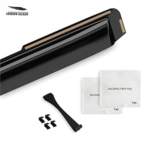 Voron Glass in-Channel Extra Durable Rain Guards for Jeep Cherokee 2014-2023, Window Deflectors, Vent Window Visors, 4 Pieces - 200341 — view 5