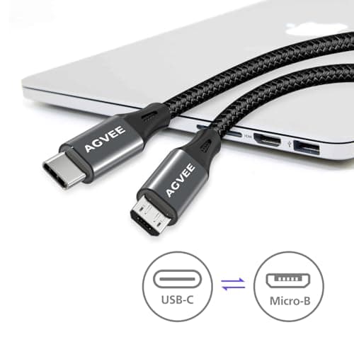 AGVEE 10ft USB-C to Micro USB Cable — view 5