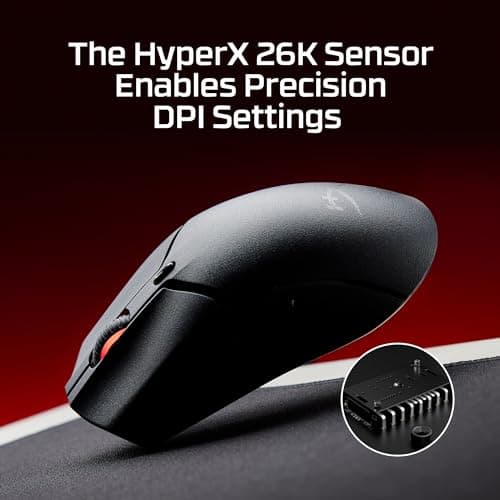 HyperX Pulsefire Haste 2 Mini – Wireless Gaming Mouse for PC Compact Lightweight Bluetooth 2.4GHz Black — view 3