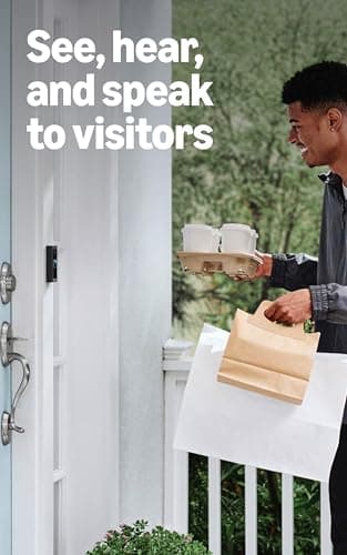 Ring Video Doorbell Wired, Home or business security, Two-Way Talk, advanced motion detection, HD camera and real-time alerts to monitor your front door (wiring required) — view 3