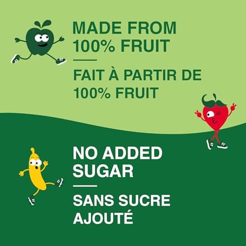 GoGo squeeZ Fruit Sauce Variety Pack, Apple, Strawberry, Peach, Banana, No Sugar Added. 90g per pouch, Pack of 20 — view 3