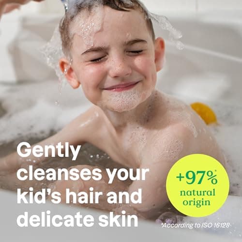 ATTITUDE Shampoo and Body Wash for Kids, Made in Canada, EWG Verified, Dermatologically Tested, Plant- and Mineral-Based Ingredients, Vegan and Cruelty-Free, Mango, 473 mL