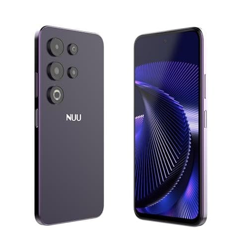 NUU N30 Cell Phone Unlocked for T-Mobile, Mint, Metro, Qlink, Tello 6GB/128GB, Teen Phone, Dual SIM 4G, Octa-Core 6.7" 90Hz HD+, Any Parental APP, Unlocked Android Phones, Purple, 1 Year US Warranty — view 2