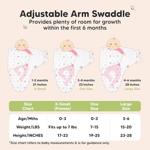 KeaBabies 3-Pack Organic Baby Swaddles for Newborns, Infant (Nordic, 0-3M) — view 5