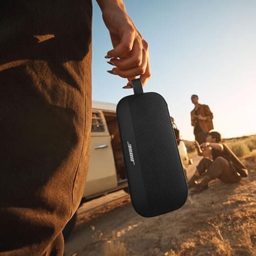 Bose SoundLink Flex Bluetooth Speaker (2nd Gen) - Portable Outdoor Speaker with Hi-Fi Audio, Waterproof and Dustproof, USB-C, Up to 12 Hours Battery Life, Black — view 5