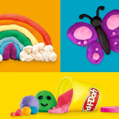 Play Doh Modeling Compound 10-Pack Case of Assorted Colors, Non-Toxic 2 oz. Cans, Back to School Gifts, Prizes, & Party Favors, Preschool Toys for Kids, Ages 2+ (Amazon Exclusive) — view 6
