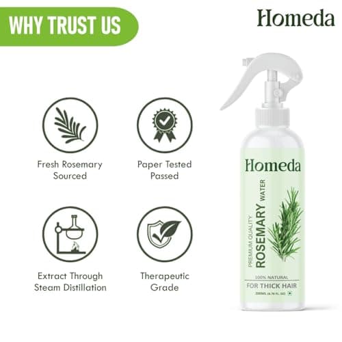 Rosemary Water for Hair Growth Spray (200ml) Romarin Eau Cheveux Hair Mist — view 4