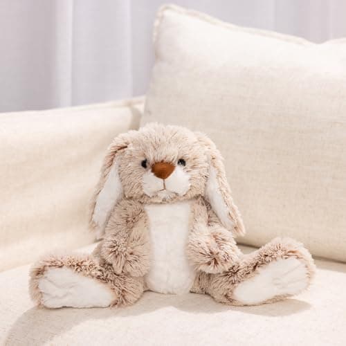 Melissa & Doug Burrow Bunny Stuffed Animal Plushie with Big Feet, Floppy Ears & Fluffy Tail, Adorable Pretend Play Toddler Toys for Girls & Boys 3+ — view 8