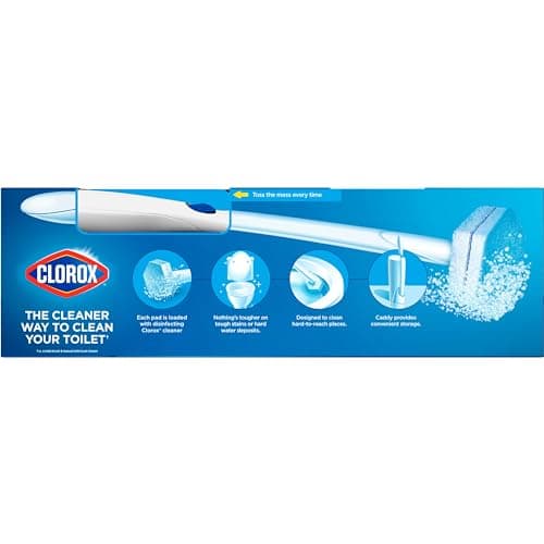 Clorox 03191CT Toilet Wand Disposable Toilet Cleaning Kit: Handle, Caddy & Refills, White (Case of 6) — view 10