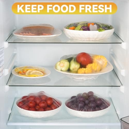 200pcs Bowl Covers Bread Proofing Reusable Large Shower Caps for Sourdough Bread Baking Rising Elastic Plastic Wrap for food Keep Food Fresh Outdoor Keeping Bags — view 6