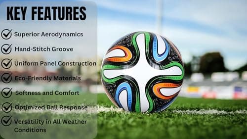 World Cup 2014 Brazil Final Famous Match Ball Football Replica/Soccer Ball Size 5,Soccer Ball World Cup is Made from Rexine, 2014 World Cup Ball, Birthday Gift for Soccer Fan -PA21 — view 3