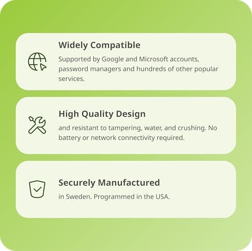 Yubico - YubiKey 5 NFC - Multi-Factor authentication (MFA) Security Key and Passkey, Connect via USB, FIDO Certified - Protect Your Online Accounts (USB A - NFC) — view 3