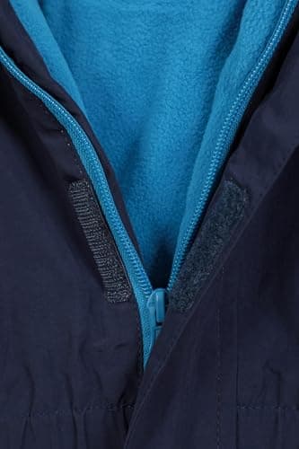 Mountain Warehouse Cloud Kids All in 1 Snowsuit - Waterproof Skisuit Navy Kids 7-8 Yrs (116-128 cm) — view 4