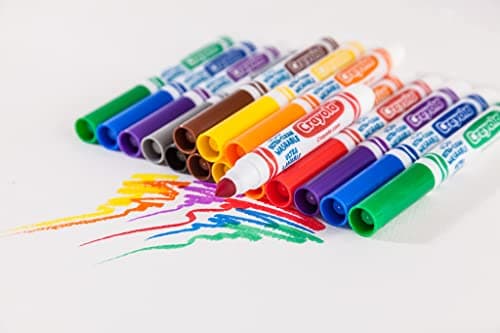 Crayola Ultra Clean Washable Markers (40ct), Teacher School Supplies for Kids, Broad Line Colored Markers, Art Marker Set, Ages 3+ — view 3