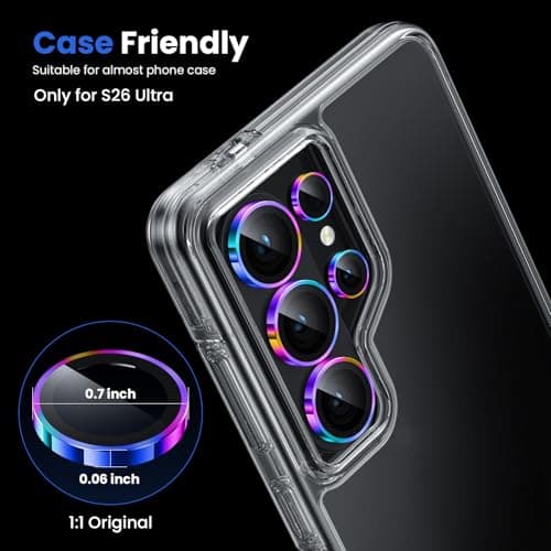WSKEN for Samsung Galaxy S26 Ultra Camera Lens Protector - Ultra Thin — view 3