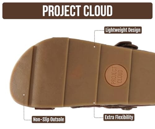 Project Cloud Platform Sandals for Women Strappy Wedges Plush Insole 2026 — view 3