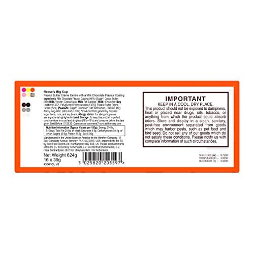 Hershey's Reese's Peanut Butter Big Cup 39 g (Pack of 16) — view 4