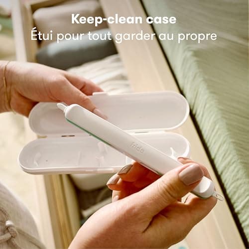 Frida Baby 3-in-1 Nose, Nail + Ear Wax Removal Tool, Baby Ear Cleaner + Baby Nose Cleaner and Nail Tool for Babies + Toddlers, Safely Clean Baby's Boogers — view 4
