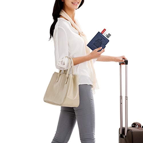 WALNEW RFID Blocking Passport Holder Travel Wallet Cover Case — view 8