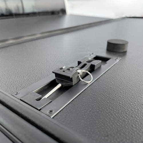 Hard Tri-Fold Truck Bed Tonneau Cover, 2009-2026 RAM 1500 Without RamBox 5'7" Bed (67.4''), Dent-Resistant, Weatherproof, by Tonno Monster — view 4