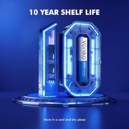 Voniko Ultra AAA Batteries 24 Pack - Alkaline Triple A Battery, Ultra Long-Lasting for All Your Devices, 10-Year Shelf Life, Leak-Proof & Mercury-Free — view 3