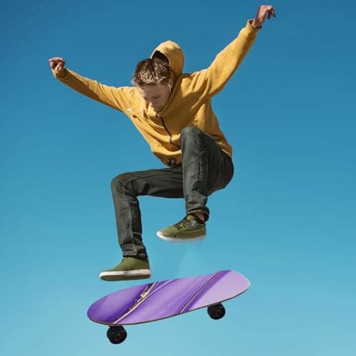 xigua Purple Texture Skateboard Grip Tape, Non-Slip Sandpaper for Longboard & Scooters, Wear-Resisting Griptape Sheet, 33.1x9.1 Inch — view 5