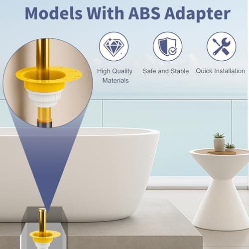 Freestanding Tub Drain Rough-in Kit, 1-1/2 in Bathtub Drain Fitting — view 4