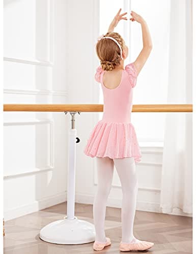 Arshiner Girls Ruffle Sleeve Skirted Leotard Ballet Dance Dresses — view 6