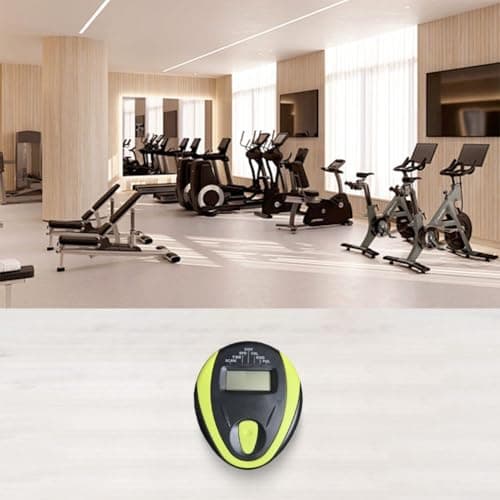 Exercise Bike Monitor with LCD Display for Heart Rate, Speed, Distance and Calories Tracking, for Stationary Bikes, 147x124mm, Plastic, 2X AAA Batteries (Not Included) — view 2