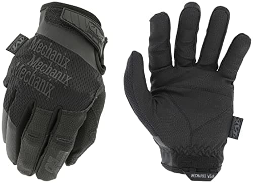 Mechanix Wear: Tactical Specialty 0.5mm High-Dexterity Work Gloves with Secure Fit and Precision Feel, Tactical Gloves for Airsoft, Paintball, Utility Use, Shooting Gloves for Men (Black, Medium)