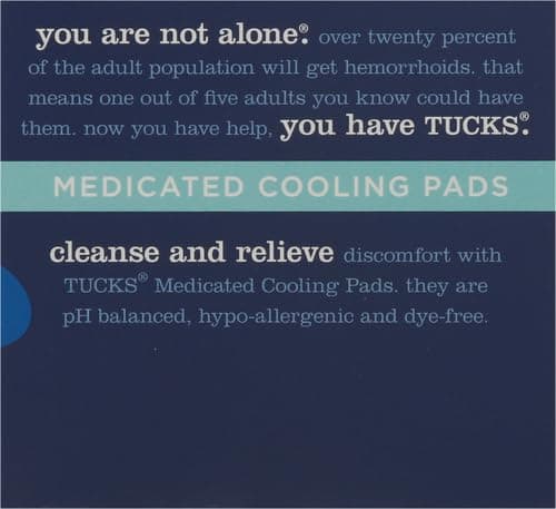 TUCKS Medicated Cooling Pads, 100 Count – Hemorrhoid Pads with Witch Hazel, Cleanses Sensitive Areas, Protects from Irritation, Hemorrhoid Treatment, Medicated Pads Used by Hospitals — view 14