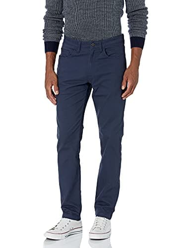 Goodthreads Men's Slim-Fit 5-Pocket Chino Pant Pants, -navy, 34W x 32L