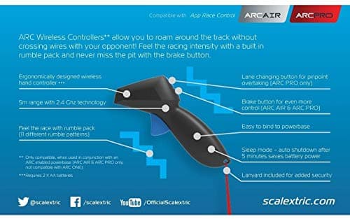 Scalextric Wireless Hand Controller for 1:32 ARC Air and ARC Pro Digital Powerbases C8438 — view 2