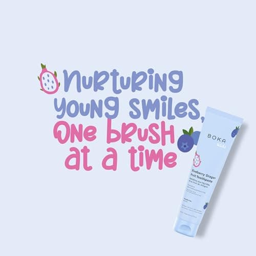 Boka Fluoride Free Toothpaste Nano Hydroxyapatite Toothpaste - Blueberry Dragon Fruit Flavor, 4 oz 1Pk US Manufactured — view 6
