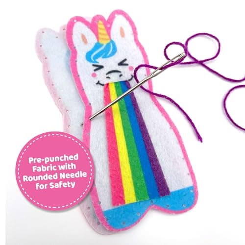 ArtSkills Sewing Kit for Kids 8-12 Beginner Sewing Kit with 10 DIY Projects, Sew & Stitch Learn to Sew Arts and Crafts Kit for Kids Girls and Boys — view 3