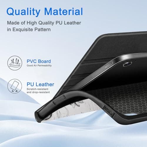 CoBak Case for Samsung Galaxy Tab A11+ Plus 11” 2025, Multi-Viewing Angles, All New PU Leather Folio Stand Cover with Auto Sleep Wake Feature for Samsung Galaxy Tab A11+ Tablet 11-inch, Sunflower — view 4