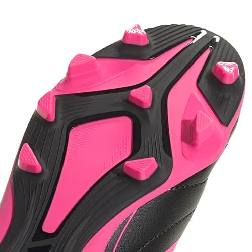 Adidas Unisex-Kids Goletto IX Firm Ground/Multi Ground, Black/Lucid Pink/Black, 6 — view 7