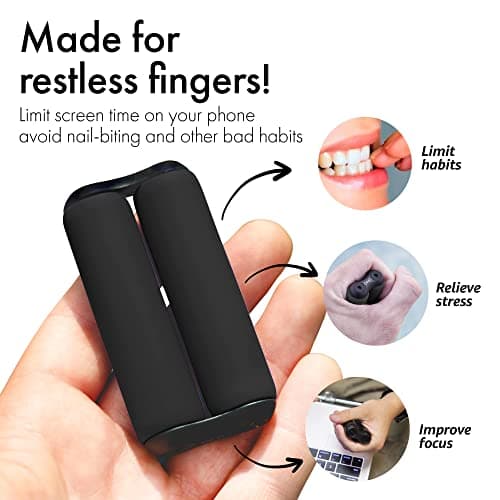 ONO Roller - Handheld Fidget Toy for Adults | Help Relieve Stress, Anxiety, Tension | Promotes Focus, Clarity | Compact, Portable Design | for Ages 14+ (Junior Size/ABS Plastic, Black) — view 4