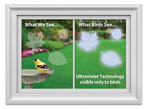 WindowAlert Leaf Medley Anti-Collision Decal - UV-Reflective Window Decal to Protect Wild Birds from Glass Collisions 2-Pack - Made in The USA — view 2