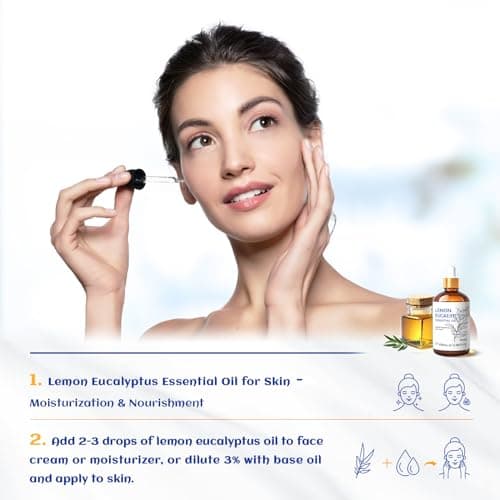 HIQILI Lemon Eucalyptus Essential Oil for Spray, Diffuser & Skin Care — view 3
