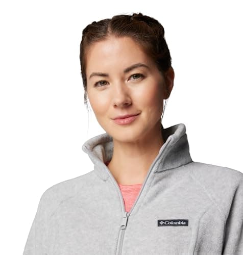 Columbia Womens Benton Springs Full Zip Fleece Jacket, Cirrus Grey Heather, Medium — view 2