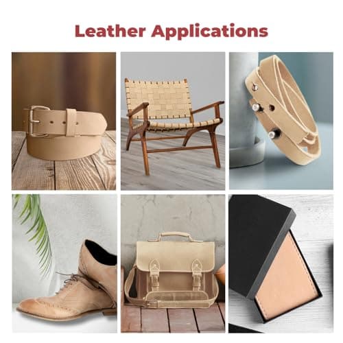 ELW Leather Strap, 11-12 Oz, 1.5 inch Wide x 50", Cowhide Veg Tan Leather Belt Blank, Leather Strips, Tooling Leather, Tan Straps for Crafts, Belt Making & Crafting Blank Hide — view 4