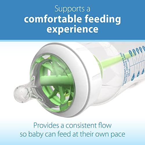 Dr. Brown’s Natural Flow Level 1, Wide-Neck Baby Bottle Nipple, Slow Flow, 100% Silicone, 2 Pack, 0m+ — view 3