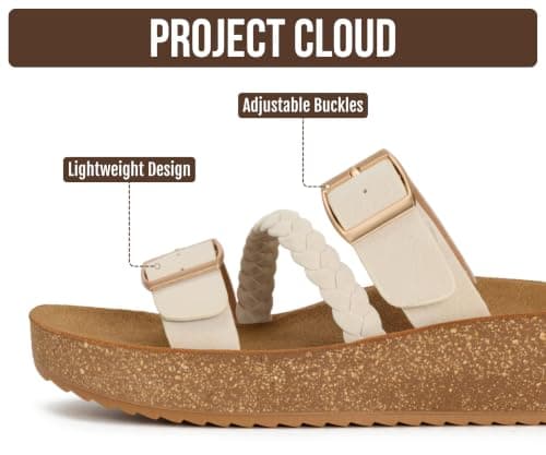 Project Cloud Comfortable Womens Sandals Platform Sandals for Women — view 2
