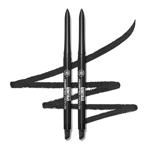 Revlon ColorStay Pencil Waterproof Eyeliner, Smudge-Proof, Eye Makeup with Built-In Sharpener, Long-Lasting, Matte Finish, 201 Black, 2 pack — view 8