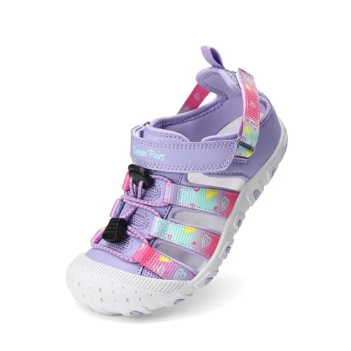 DREAM PAIRS Boys Girls Athletic Sport Sandals,Size 11 Little Kid,Purple