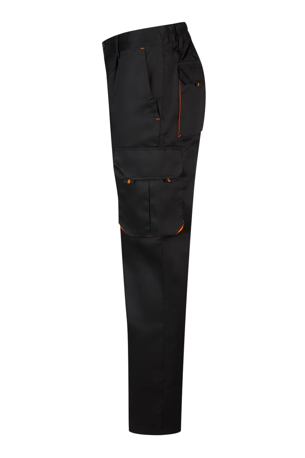 VELILLA 103004; Pantalón Bicolor Multibolsillos; Color Negro y Naranja; Talla 42 — view 2
