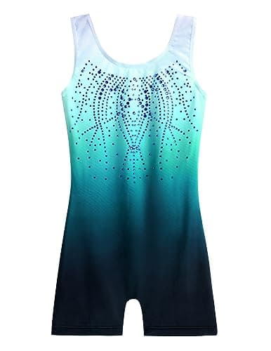 Zaclotre Kid Girls Gymnastic Leotard Sparkly Shiny Diamond Ballet Dance One Piece Outfit
