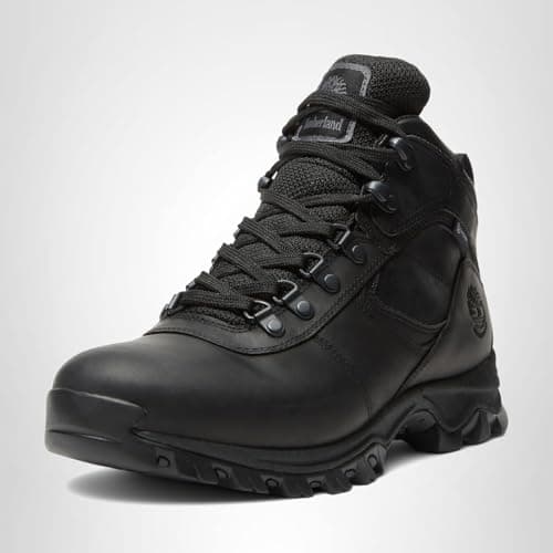 Timberland Men's Mt. Maddsen Anti-Fatigue Hiking Wateproof Leather Hiking Boot, Black Full-Grain, 9.5 Medium — view 8